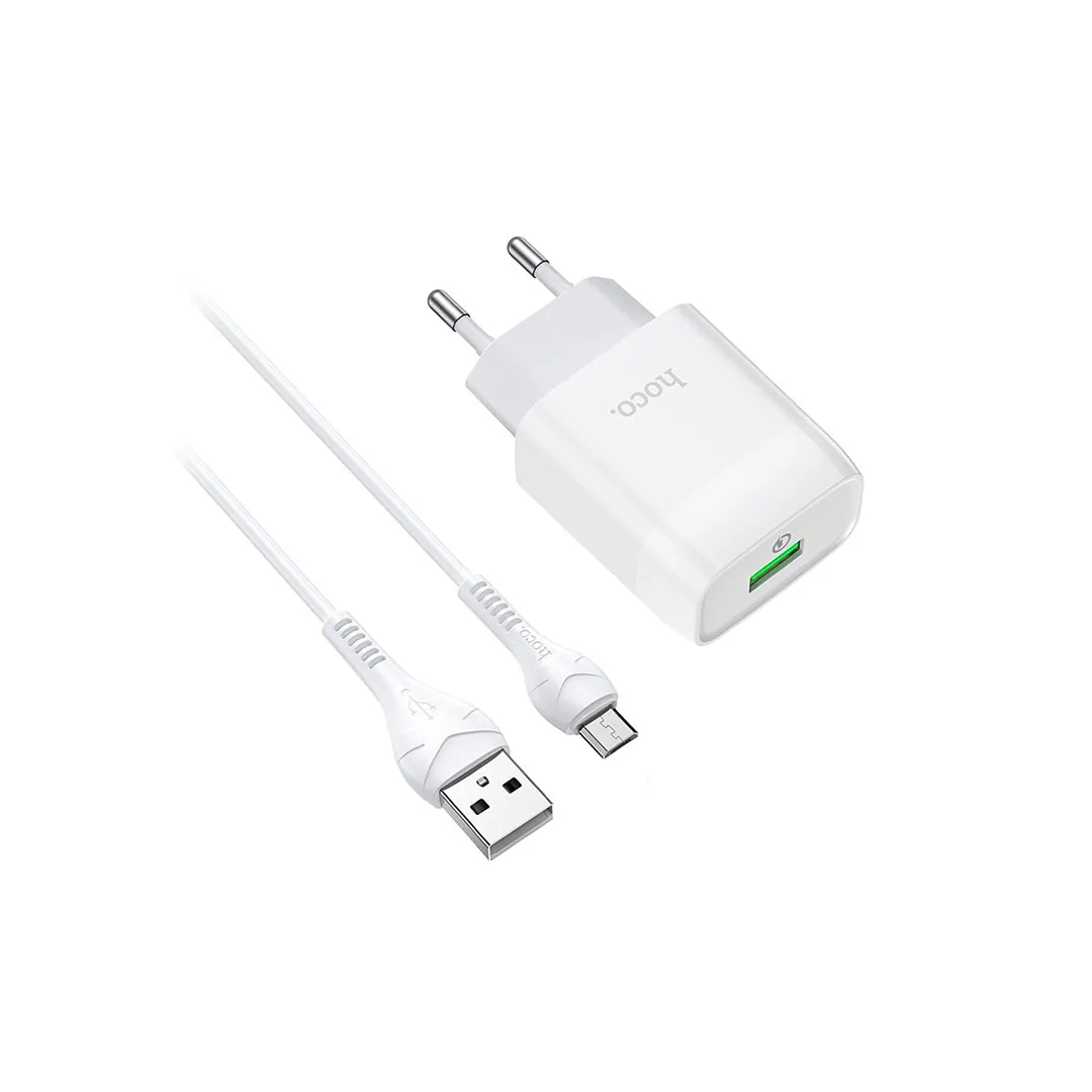 barish.ir-HOCO-C72Q-18W-Charger-With-Micro-USB-Cable-5