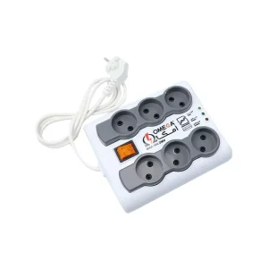 محافظ برق 6 خانه اُمگا مدل P6000 طول 1.5 متر