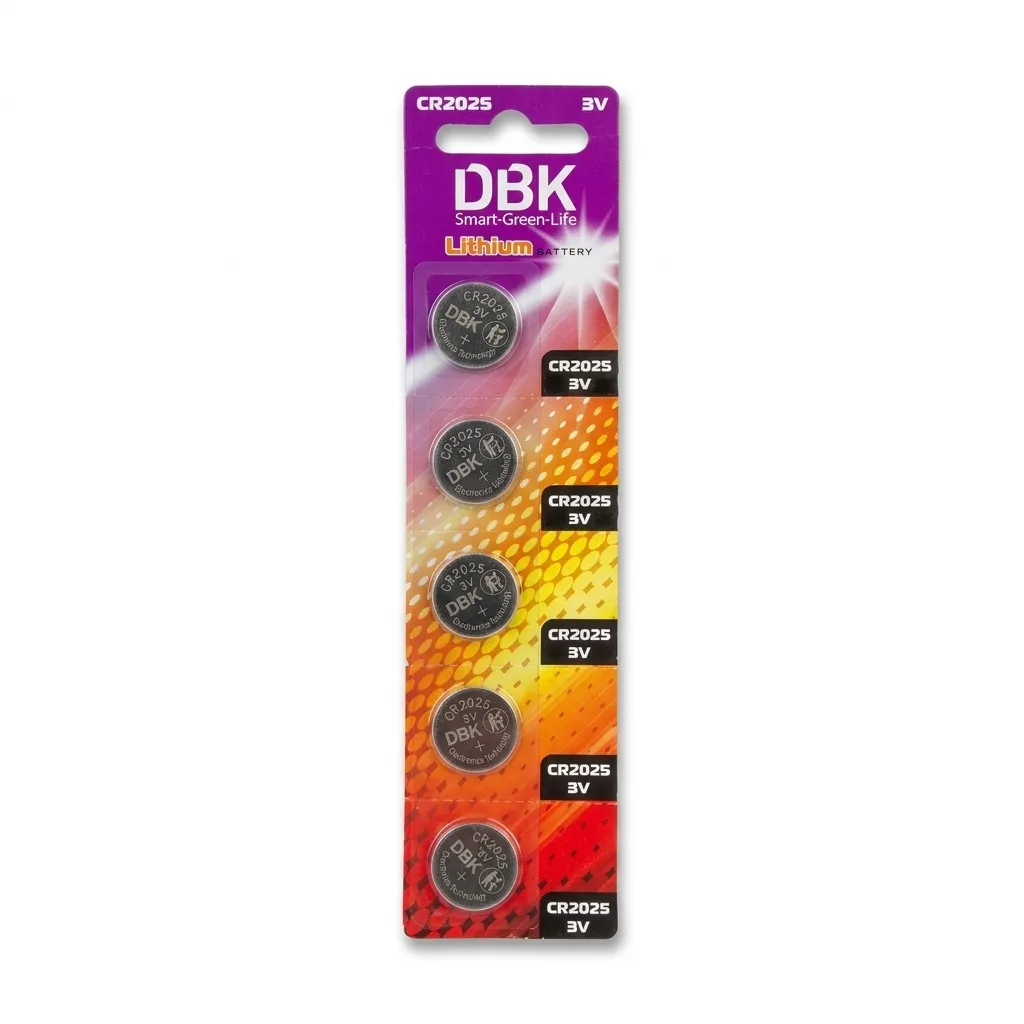 باتری سکه ای DBK مدل CR2025 - کارتی 5 عدد