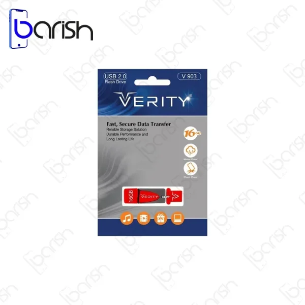 فلش مموری وریتی مدل V903 ظرفیت 16 گیگابایت USB2.0