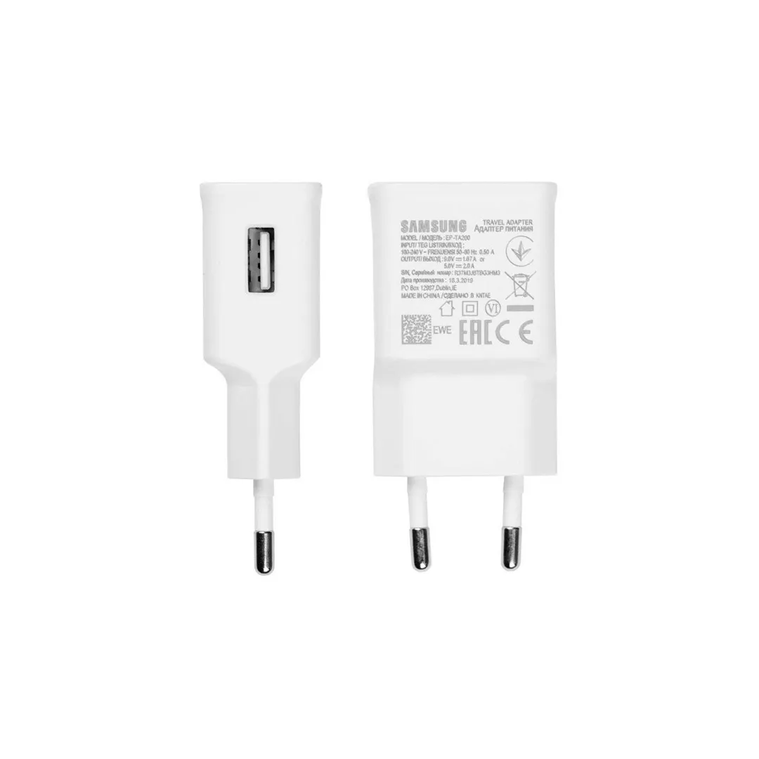 شارژر دیواری فست شارژ 2 آمپر سامسونگ مدل EP-TA200