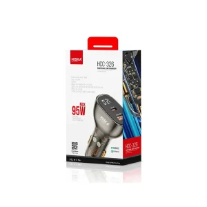 شارژر فندکی 95 وات فست شارژ هیسکا مدل HCC-326