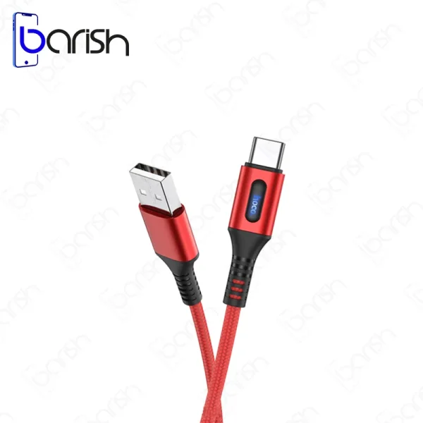 کابل دیتا و شارژ Type-C هوکو مدل U79