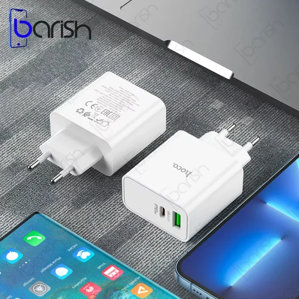 شارژر دیواری 65 وات هوکو مدل C113A - Image 4