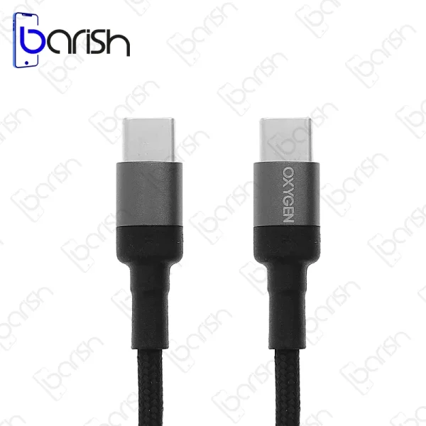 کابل شارژ فست دو سر Type-C اکسیژن مدل LX9