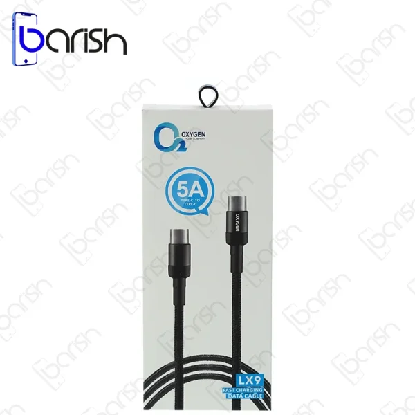 کابل شارژ فست دو سر Type-C اکسیژن مدل LX9 - Image 2