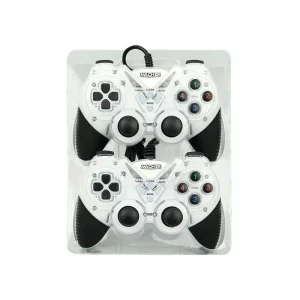 دسته بازی شوکدار کامپیوتر مچر مدل MR62 - دو عددی