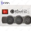محافظ برق 3 خانه یخچالی اُمگا مدل P3100 طول 3 متر - Image 2