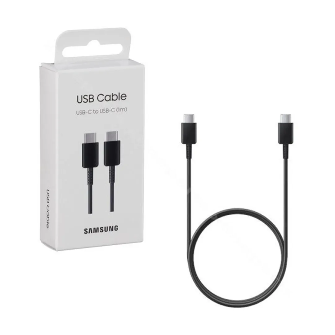 کابل دیتا و شارژ Type-C به Type-C اورجیــنال سامسونگ (25 وات)