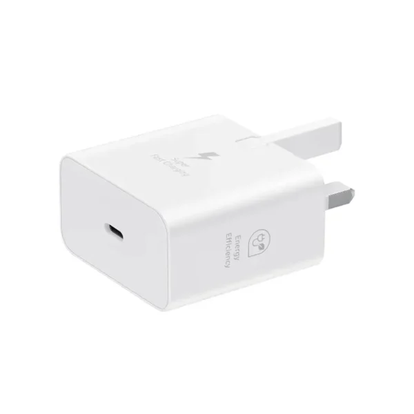 شارژر دیواری 25W سه پین سامسونگ EP-TA800 (اورجیـنال) همراه با کابل