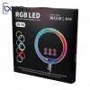 رینگ لایت 22 اینچی مدل RGB 3D-56 به همراه سه پایه اورجینال - Image 15