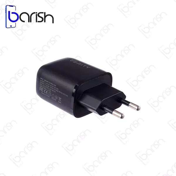 شارژر دیواری وریتی مدل PD+QC3.0 AP2126 33W به همراه کابل Type-C - Image 4