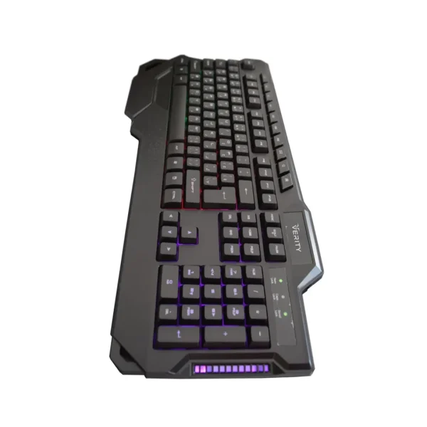 موس و کیبورد گیمینگ سیمی RGB وریتی مدل V-KB6121GCW