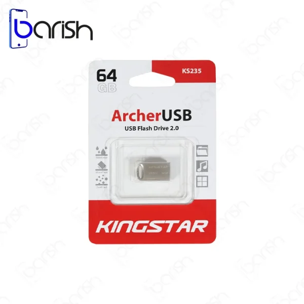 فلش مموری کینگ‌استار مدل KS235 ظرفیت 64 گیگابایت USB2.0