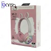 هدفون بلوتوثی RGB فانتزی طرح کیتی‌کت مدل ME-21 - Image 8