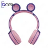 هدفون بلوتوثی RGB فانتزی طرح کیتی‌کت مدل ME-21 - Image 4