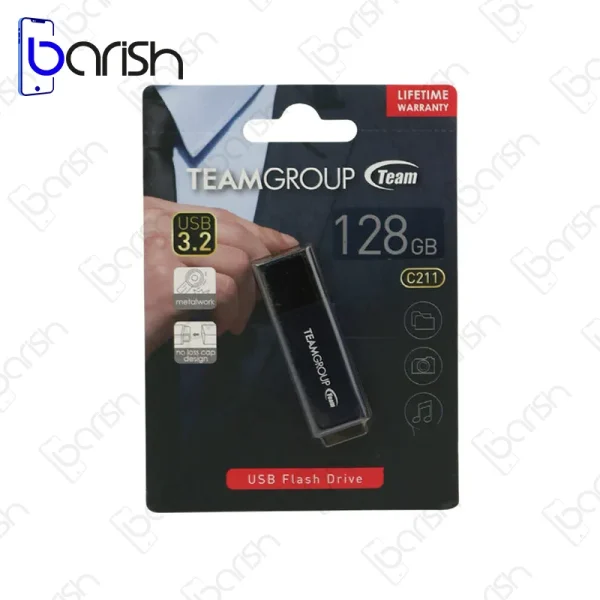 فلش مموری ای تیم گروپ مدل C211 ظرفیت 128 گیگابایت USB3.2 - Image 7