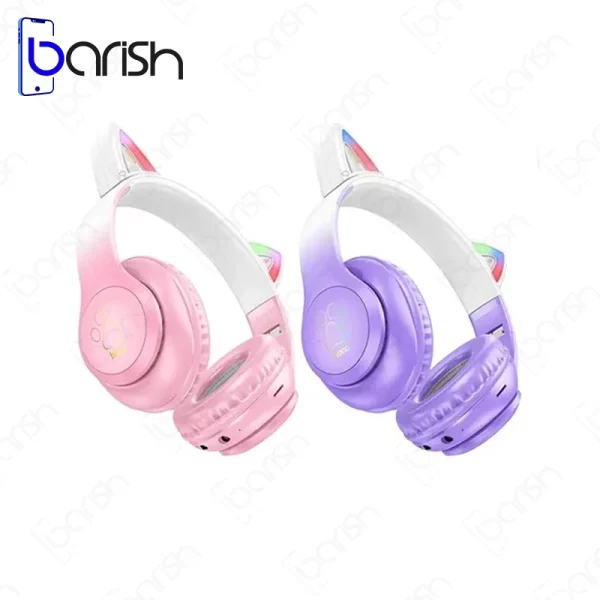 هدست بلوتوثی RGB فانتزی هوکو مدل W42