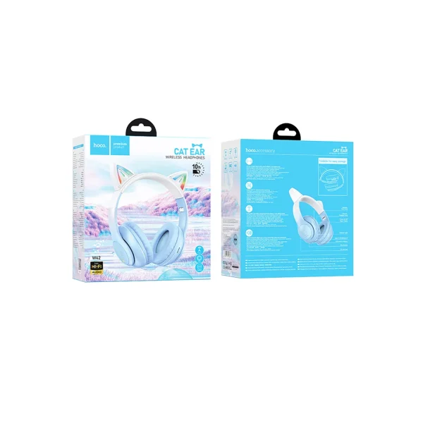 هدست بلوتوثی RGB فانتزی هوکو مدل W42