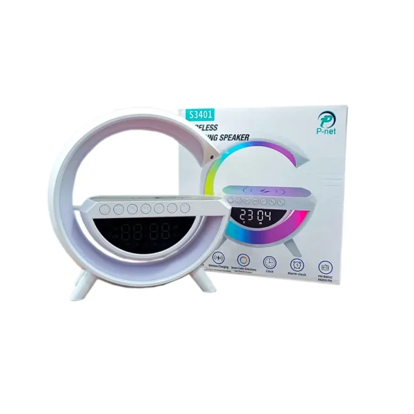 چراغ خواب ، اسپیکر و شارژر وایرلس پی نت مدل S3401 - Image 4