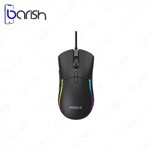 موس گیمینگ سیمی RGB هیسکا مدل HX-MOG340