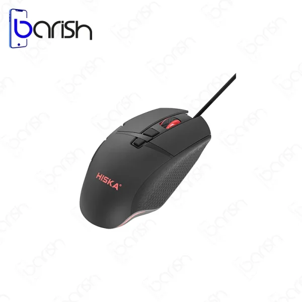 موس گیمینگ سیمی RGB هیسکا مدل HX-MOG335