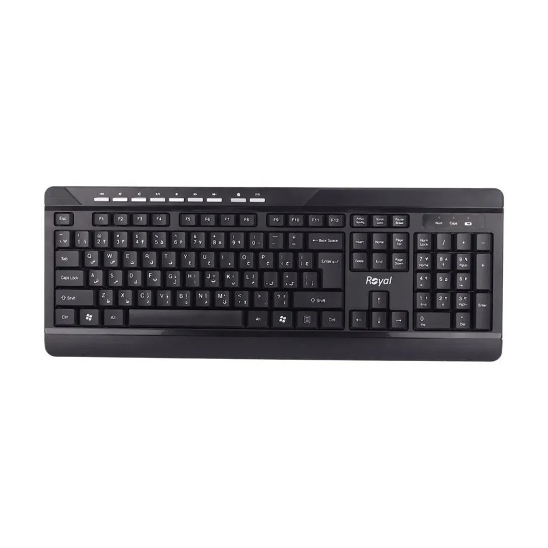 موس و کیبورد بی سیم رویال مدل RKM-830