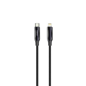 کابل شارژ و دیتا 27 وات تایپ سی به لایتنینگ هیسکا مدل LX-16CL
