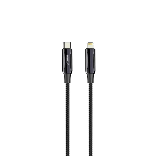کابل شارژ و دیتا 27 وات تایپ سی به لایتنینگ هیسکا مدل LX-16CL