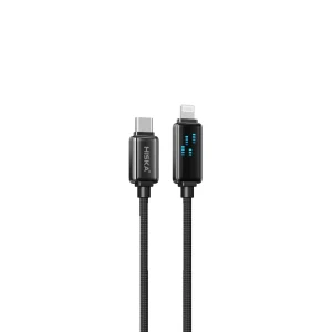 کابل شارژ و دیتای تایپ سی به لایتنینگ هیسکا مدل LX-19CL