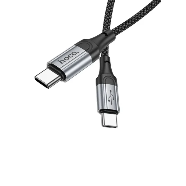 کابل شارژ 60 وات دو سر Type-C هوکو مدل X102