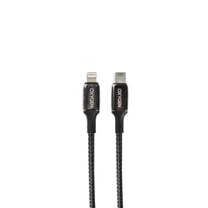 کابل دیتا و شارژ تایپ سی به لایتنینگ اکسیژن مدل LX-17