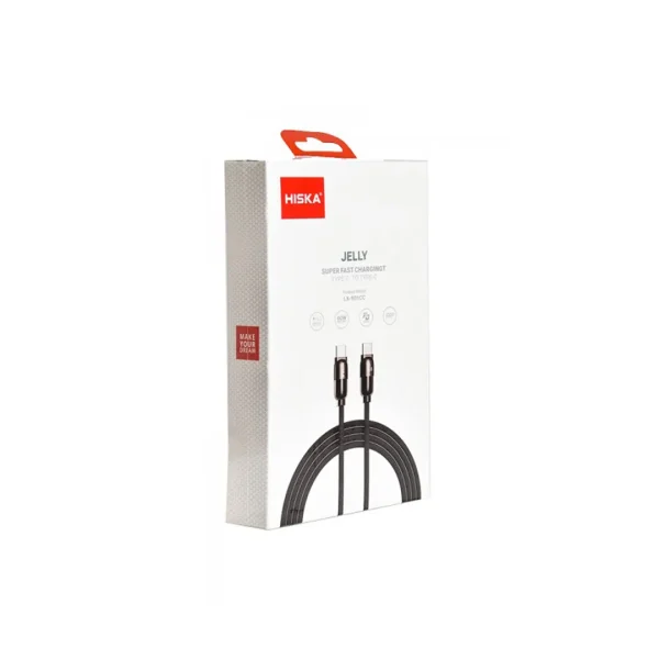 کابل شارژ 60 وات دو سر Type-C هیسکا مدل LX-901CC