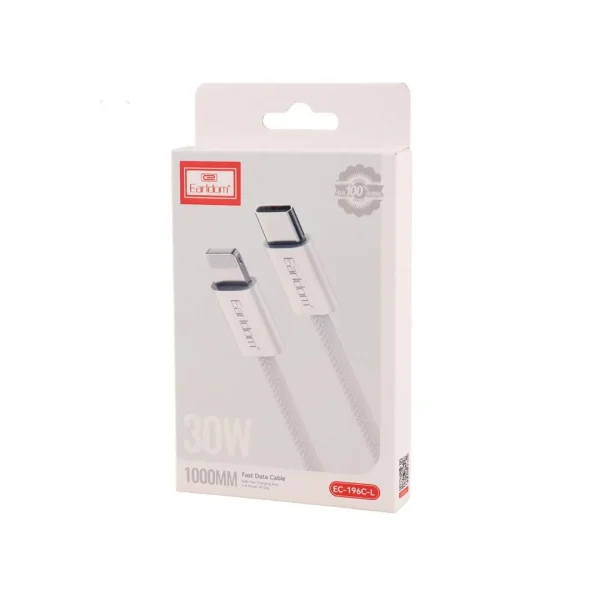 کابل دیتا و شارژ تایپ سی به لایتنینگ ارلدوم مدل EC-196C-L