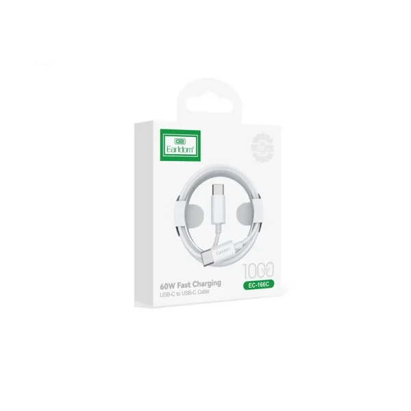 کابل دیتا و شارژ دو سر تایپ سی ارلدوم مدل EC-166C