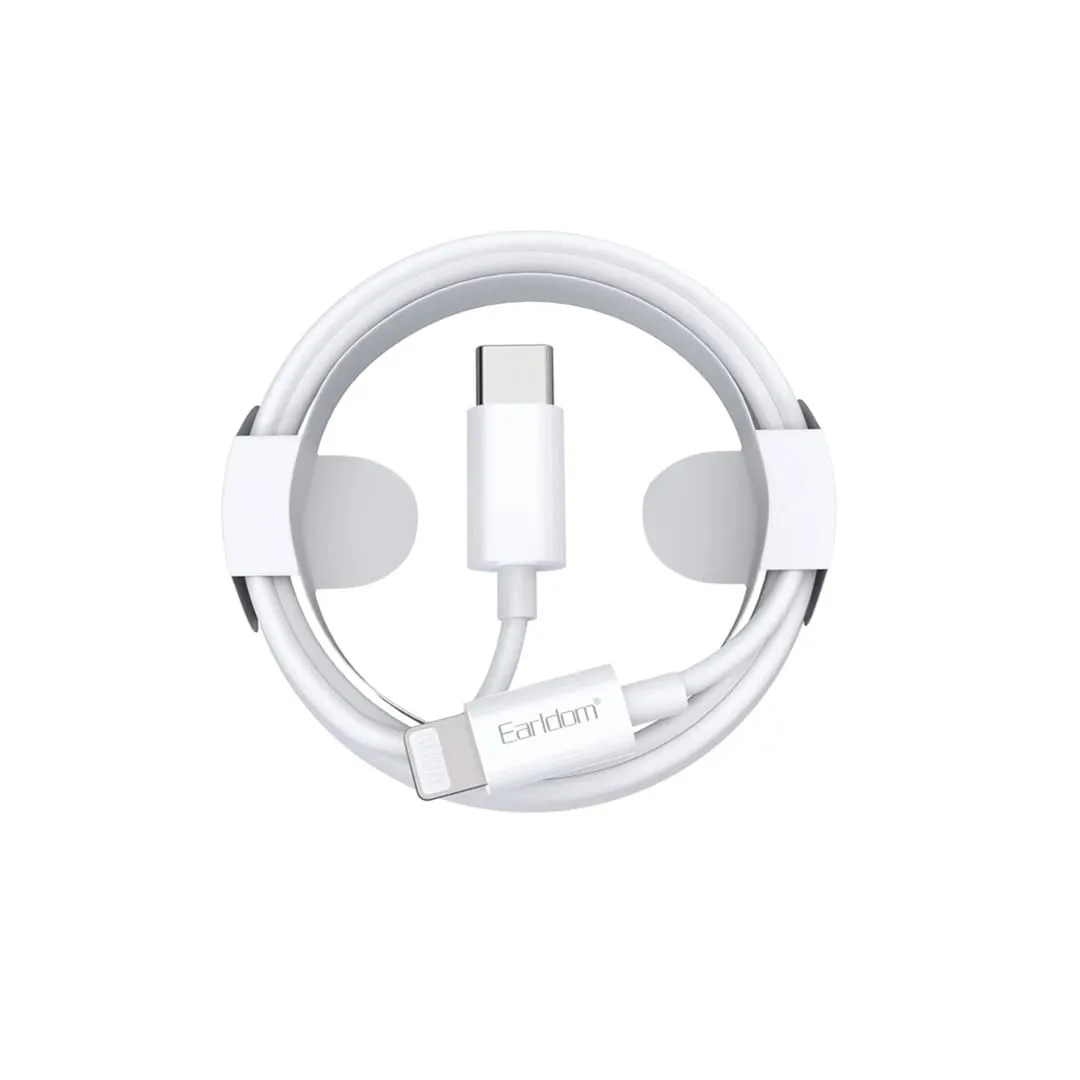 کابل دیتا و شارژ تایپ سی به لایتنینگ ارلدوم مدل EC-166