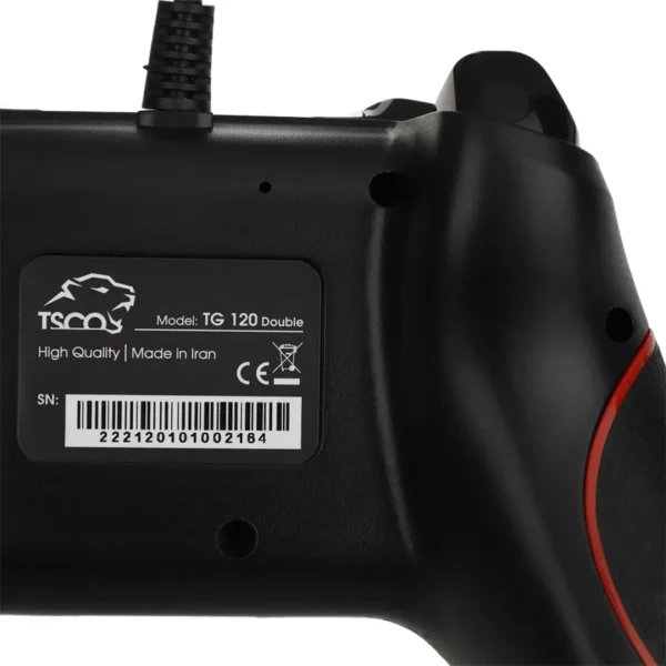 دسته بازی سیمی شوک دار دوتایی تسکو مدل TG120 X2