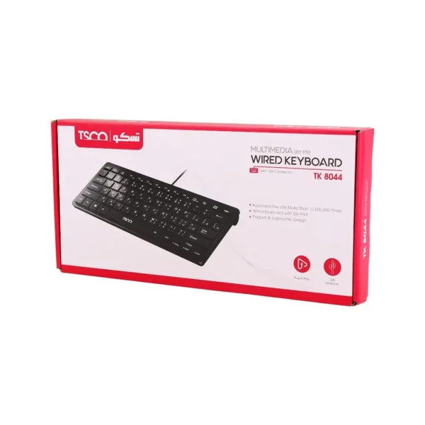 کیبورد سیمی تسکو مدل TK8044
