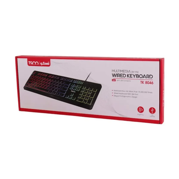 کیبورد سیمی تسکو مدل TK8046