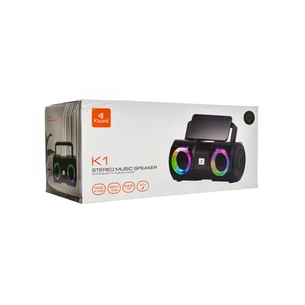 اسپیکر بلوتوثی RGBدار کیسونلی مدل K1