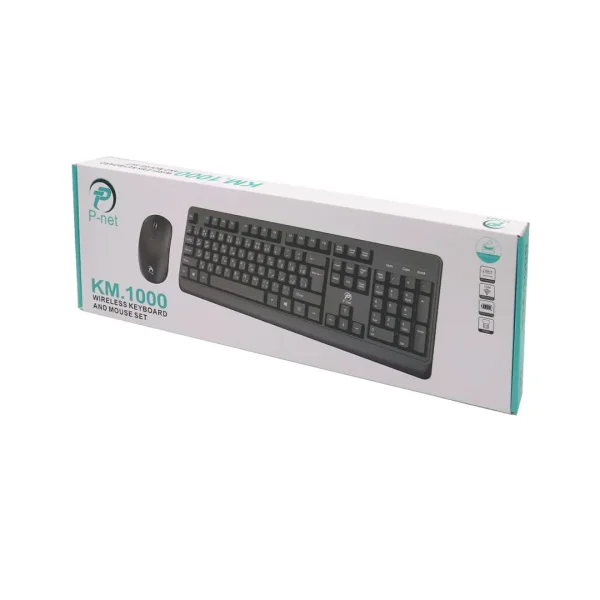 موس و کیبورد بی سیم پی نت مدل KM.1000