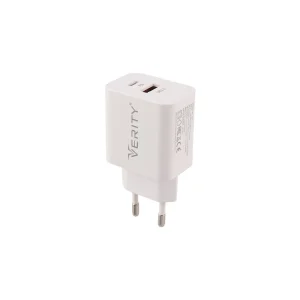 شارژر دیواری وریتی مدل PD+QC3.0 AP2129 20W به همراه کابل Type-C