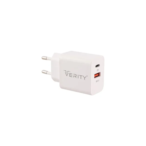شارژر دیواری وریتی مدل PD+QC3.0 AP2129 20W به همراه کابل Type-C