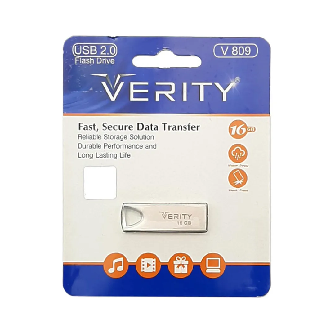 فلش مموری وریتی مدل V809 ظرفیت 16 گیگابایت USB2.0