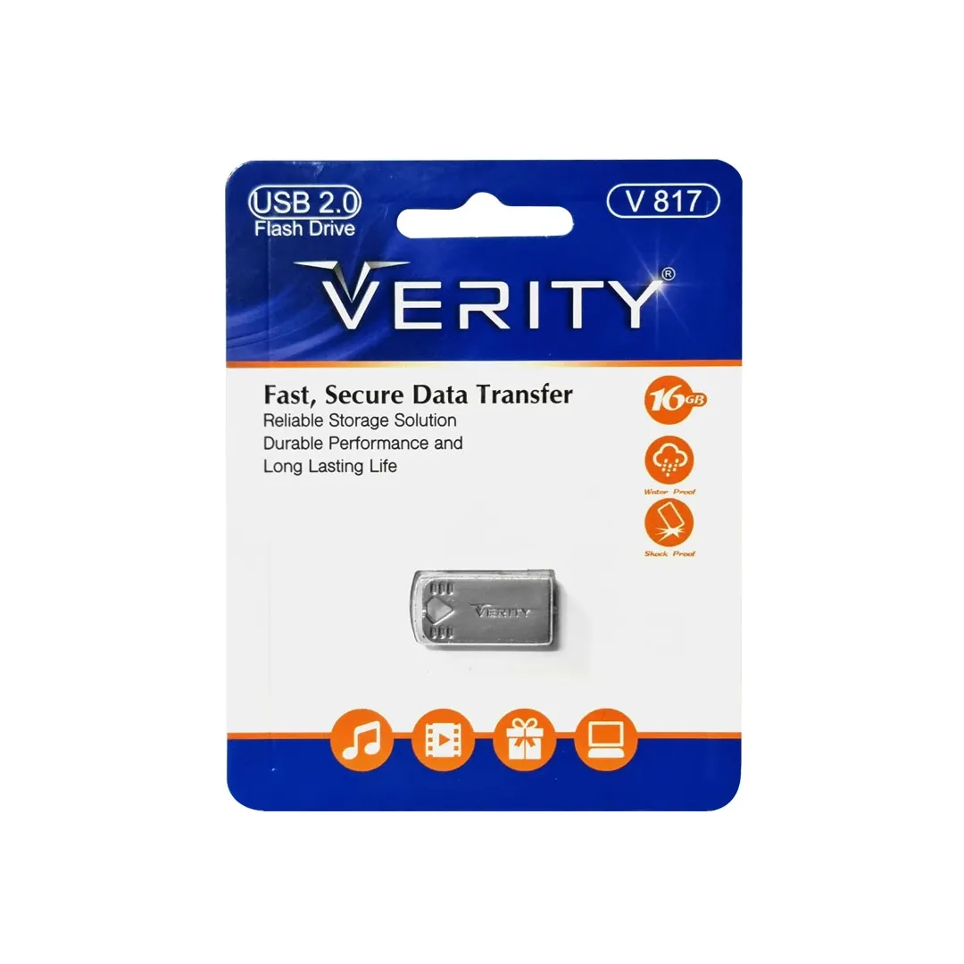 فلش مموری وریتی مدل V817 ظرفیت 16 گیگابایت USB2.0