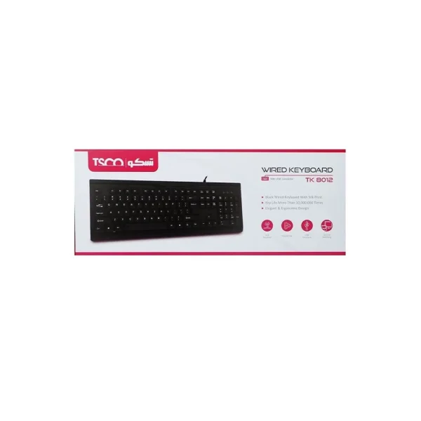 کیبورد و موس بی سیم تسکو مدل TKM7019W