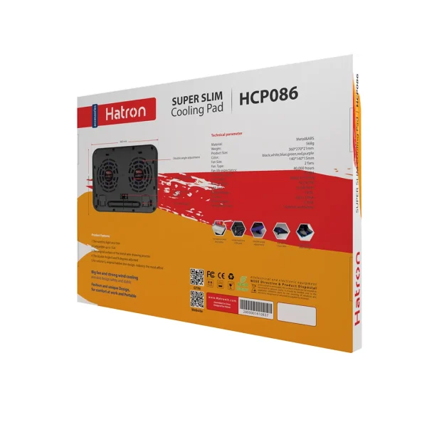 فن خنک کننده لپ تاپ هترون مدل HCP086