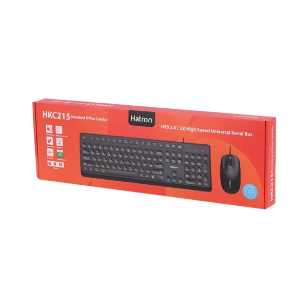 موس و کیبورد سیمی هترون مدل HKC215