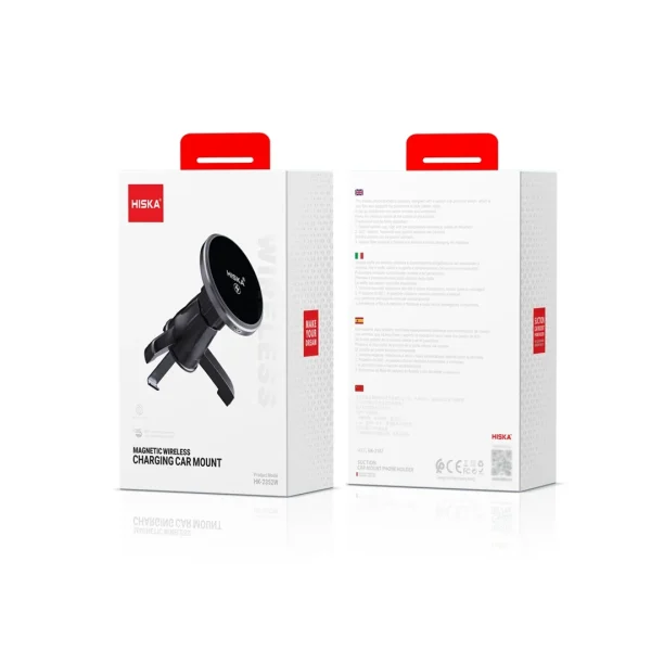 پایه نگهدارنده و شارژر بی سیم گوشی موبایل هیسکا مدل HK-2352W