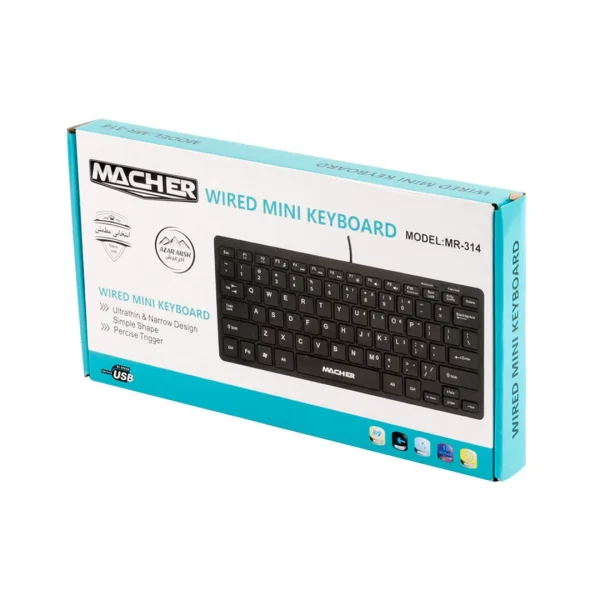 مینی کیبورد سیمی مچر مدل MR-314 - Image 7
